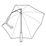 Storm Umbrella Original (Pure Black) - Senz°