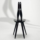 Fenis Dining Chair (Black) - Zanotta