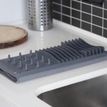 Foldable Dish Drying Mat (Grey) - Versa
