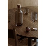 FUUM Set of 4 White Wine Glasses 280ml (Smoke Glass) - Blomus