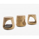 Geppo Stool & Side Table (Scented Cedar Wood) - Riva 1920
