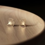 Ginkgo Earrings XS (Gold) - Moorigin