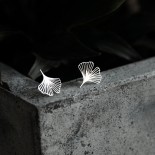 Ginkgo Earrings XS (Silver) - Moorigin