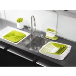 Caddy™ Sink Organiser (White / Green) - Joseph Joseph