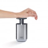 Presto™ Hygienic Soap Dispenser (Stainless Steel / Grey) - Joseph Joseph