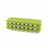 QuickSnap™ Plus Easy-Release Ice Cube Tray with Lid (White / Green) - Joseph Joseph