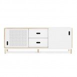 Kabino Sideboard with Drawers (White) - Normann Copenhagen