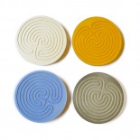 Knossos Round Concrete Coasters (set of 4) - A Future Perfect