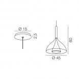 Floob Ceiling Pendant Lamp (Transparent) - Kundalini 