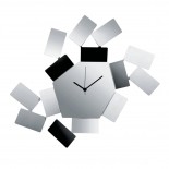 "La Stanza dello Scirocco" Wall Clock (Stainless Steel) - Alessi