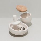 Leo Mortar & Pestle Large (Stoneware) - BergHOFF