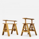 Leonardo Working Table / Office (Natural Wood) - Zanotta