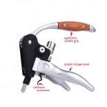 Lever Corkscrew with Pakkawood Handle (Silver) - Laguiole