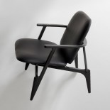 Louise Leather Armchair (Black) - Zanotta