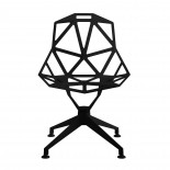 Chair One 4-Star Swivel Chair (Black) - Magis