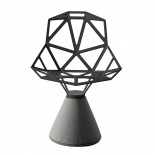 Chair One With Concrete Base (Black) - Magis