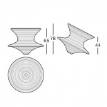 Spun Rotating Chair (Anthracite Grey) - Magis