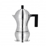 Pulcina Espresso Coffee Maker 3 Cups (Black) - Alessi