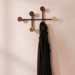 Afteroom Coat Hanger (Black / Brass) - Menu