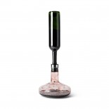 Wine Βreather Deluxe Carafe (Clear / Steel) - Menu