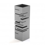 Metal Geometric Umbrella Stand (Grey) - Versa