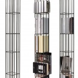 Metrica Tower Bookcase (Metal) - Mogg