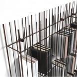 Metrica Wall Bookcase / Shelving Unit (Metal) - Mogg