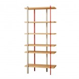 Milonga Shelving Unit / Bookcase (Natural Wood) - Miniforms