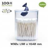 Moby Whale Ocean Container (Clear-Blue) - Qualy