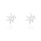 Leafy Earrings XS (Silver) - Moorigin