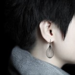 Seed Earrings S (Black) - Moorigin