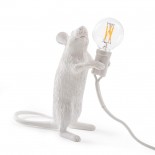 Mouse Lamp Standing (White) - Seletti