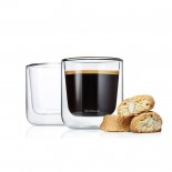 NERO Insulated Coffee Glasses 200 ml (Set of 2) - Blomus