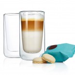 NERO Insulated Latte Macchiato Glasses 320ml (Set of 2) - Blomus