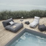Outdoor Bed STAY Large (Stone) - Blomus
