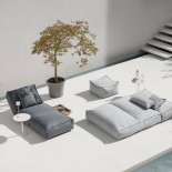 Outdoor Single Bed STAY (Stone) - Blomus