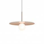 Bola Disc LED Pendant Lamp (Rose Gold) - Pablo Designs