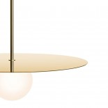 Bola Disc LED Pendant Lamp (Brass) - Pablo Designs