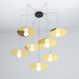 Bola Disc LED Pendant Lamp (Rose Gold) - Pablo Designs