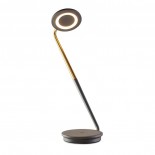 Pixo Plus Desk Lamp (Black / Brass) - Pablo Designs