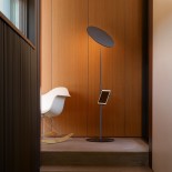 Circa Flat Panel LED Floor Lamp (Graphite) - Pablo Designs
