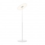 Circa Flat Panel LED Floor Lamp (White) - Pablo Designs