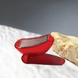Parmenide Grater with Cheese Cellar (Red) - Alessi
