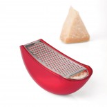 Parmenide Grater with Cheese Cellar (Red) - Alessi