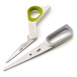 PowerGrip Kitchen Scissors 22.4 cm. (White / Green) - Joseph Joseph