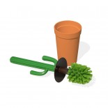 Cacbrush Toilet Brush (Orange / Green) - Qualy