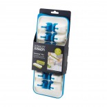 QuickSnap™ Plus Easy-Release Ice Cube Tray with Lid (White / Blue) - Joseph Joseph