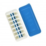 QuickSnap™ Plus Easy-Release Ice Cube Tray with Lid (White / Blue) - Joseph Joseph