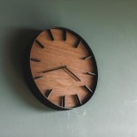 Rin Wall Clock (Black) - Yamazaki
