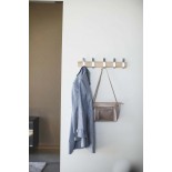 Rin Wall Coat Rack (Ash / Aluminum) - Yamazaki